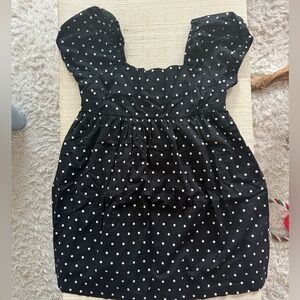 Abound Black and White Polka Dot Dress